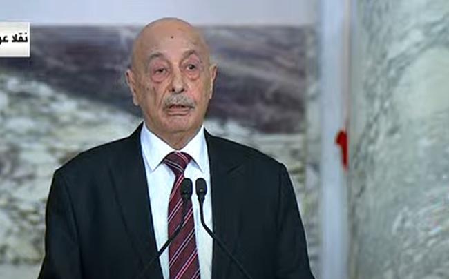 عقيلة صالح: تركيا تدخلت بـ10 آلاف مرتزقة.. والجيش الليبي تحرك لمحاربة الإرهابيين والمرتزقة